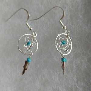 DREAMCATCHER STERLING SILVER EARRINGS